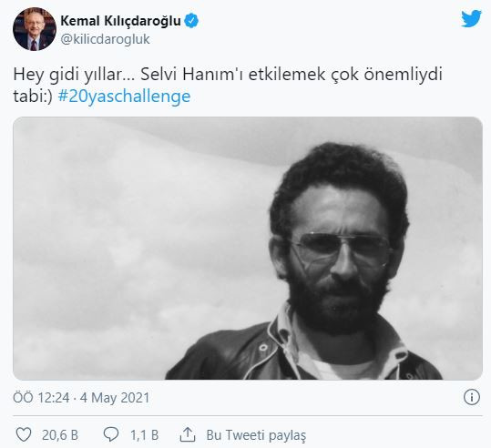 #20liyaşlarchallenge Akımına Kılıçdaroğlu da Katıldı: Hey Gidi Yıllar... - Resim: 1