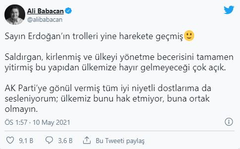 Babacan: Erdoğan'ın Trolleri Saldırıya Geçti - Resim: 1
