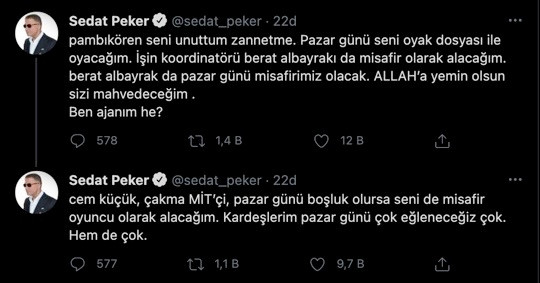 Sedat Peker'den Yeni Video Bilgisi: Cem Küçük’ü Konu Alacak - Resim: 1