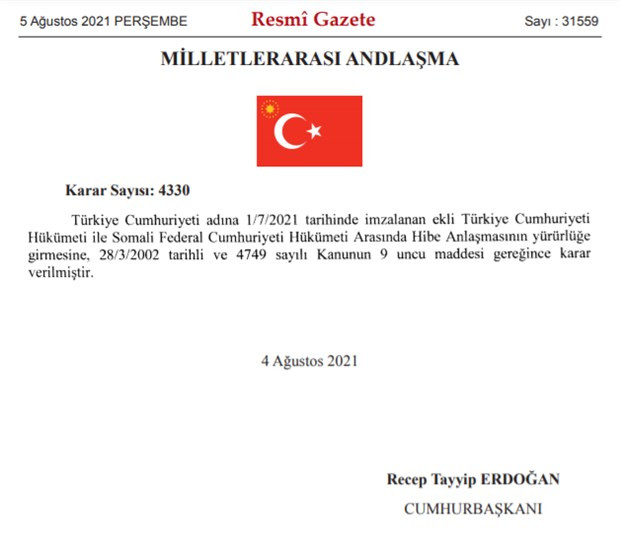 THK Uçakları için 4 Milyon Yok ama... Somali'ye 30 Milyon Dolarlık Hibe - Resim: 1