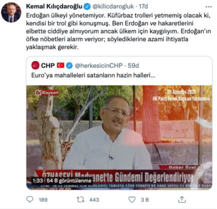 Kılıçdaroğlu'ndan Erdoğan'a: Öfke Nöbetleri Alarm Veriyor - Resim: 1