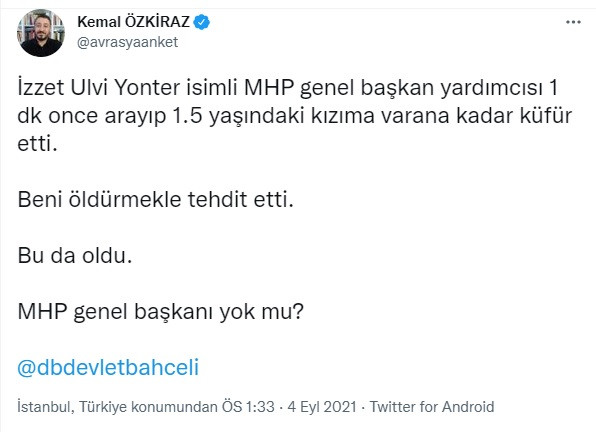 Avrasya Araştırma Başkanından MHP'deki O İsme Yönelik Flaş İddia! - Resim: 1