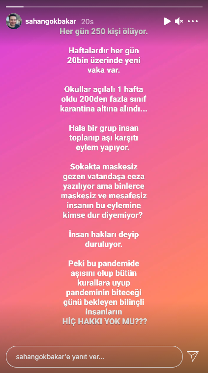 Şahan Gökbakar'dan Aşı Karşıtı Mitinge Büyük Tepki! Kimse Dur Diyemiyor! - Resim: 1