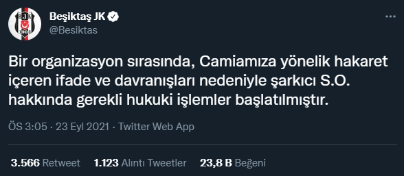 Beşiktaş Serdar Ortaç Hakkında Hukuki Süreç Başlattı - Resim: 1