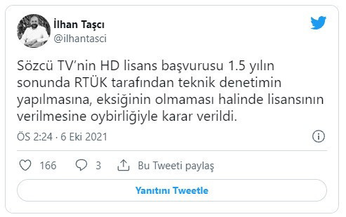 RTÜK Sözcü TV'nin Lisans Başvurusunu Onayladı - Resim: 1