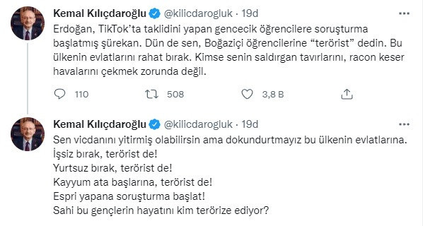 Kılıçdaroğlu'ndan Erdoğan'a: Kimse Senin Racon Keser Havalarını Çekmek Zorunda Değil - Resim: 1