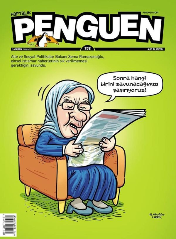 Aile bakanı Penguen kapağında: Hangi birini savunacağımızı şaşırıyoruz! - Resim: 1