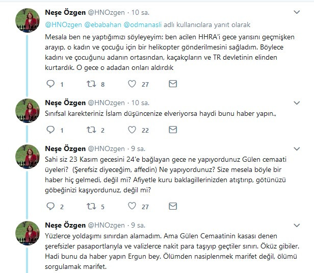 Neşe Özgen: Şerefsiz Gülenciler 23 Kasım gecesi ne yapıyordunuz? - Resim: 6