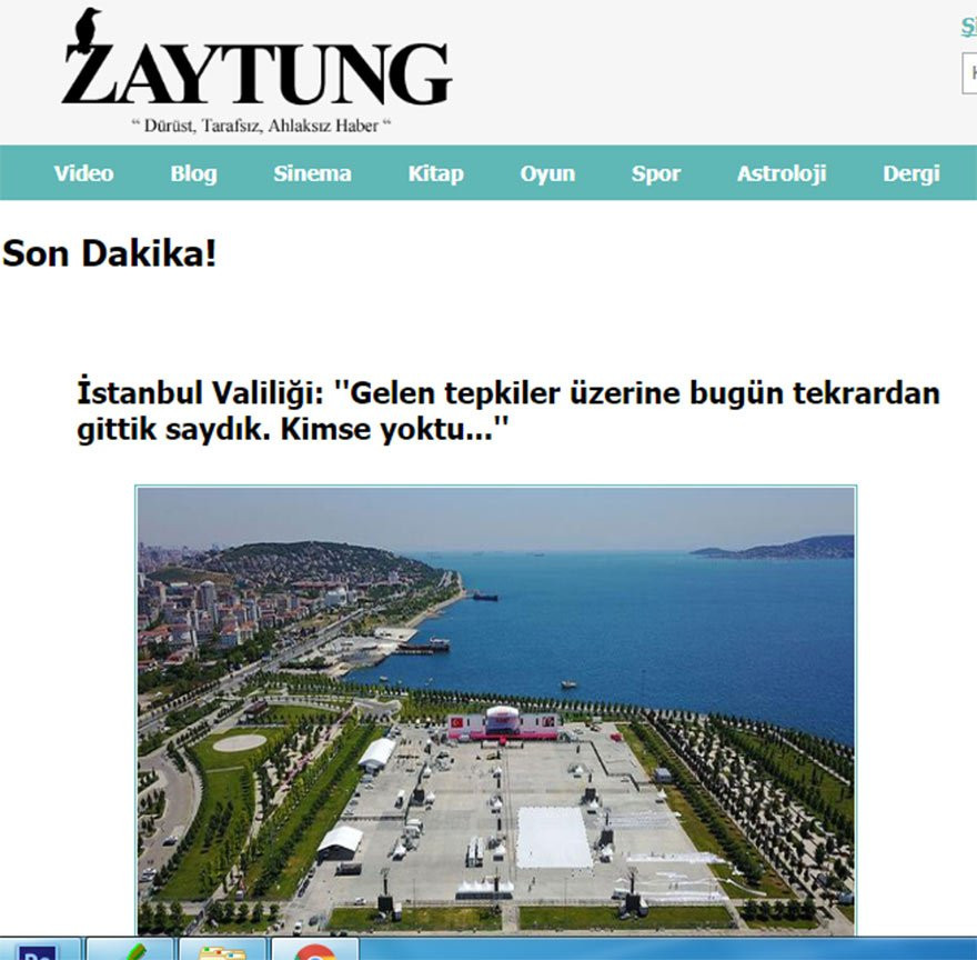 İstanbul Valiliği’nin açıklamasına Zaytung'dan efsane yorum - Resim: 1