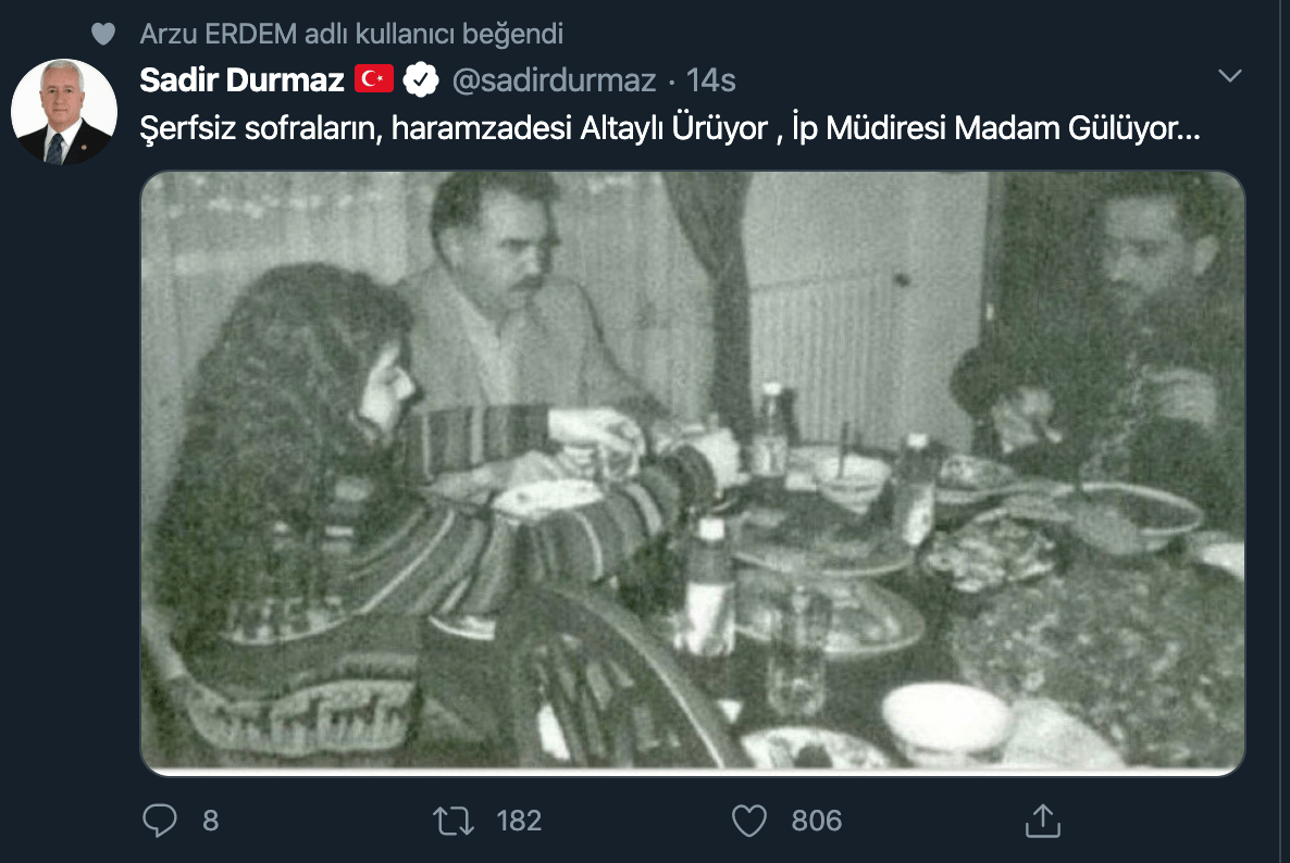 MHP, Fatih Altaylı'yı Öcalan fotoğrafıyla hedef aldı! - Resim: 1