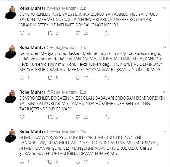 Reha Muhtar bombaladı: Demirören ailesi yalıdan neden taşındı? - Resim: 2