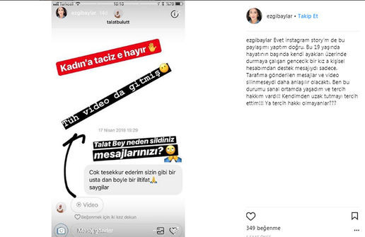 Oyuncu Ezgi Baylar, Talat Bulut'un tacizine uğradığını açıkladı! - Resim: 1