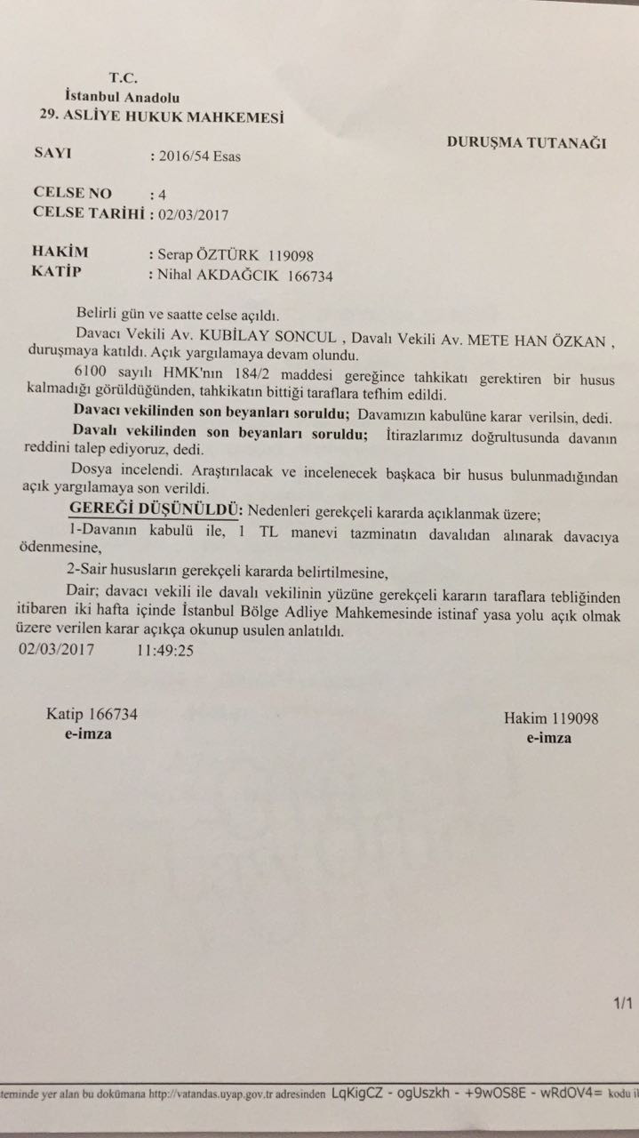 Fatih Portakal'ın MHP'ye açtığı davada karar çıktı! 1 TL - Resim: 4