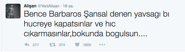 Barbaros Şansal lincine sahne dünyasından da destek çıktı! - Resim: 3