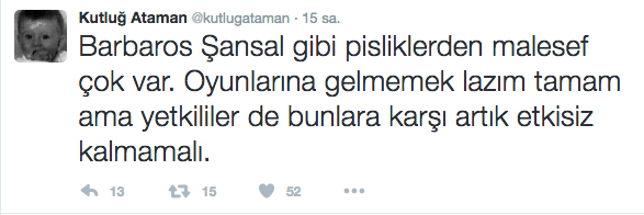 Barbaros Şansal lincine sahne dünyasından da destek çıktı! - Resim: 4