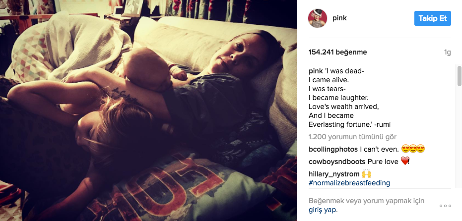 ABD'li şarkıcı Pink'ten Mevlana paylaşımı - Resim: 1