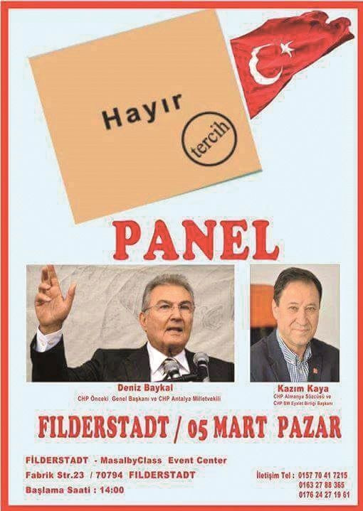 Türk bakanların etkinliklerini iptal eden Almanya'dan Baykal kararı - Resim: 1