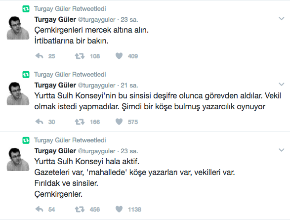 Turgay Güler: Yurtta Sulh Konseyi'nin aktif üyelerinden biri mahalle'de köşe yazarlığı yapıyor! - Resim: 2
