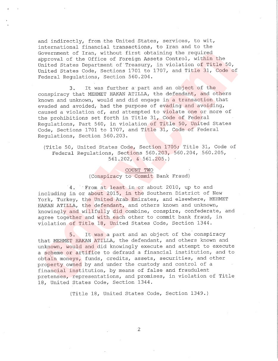 ABD'de tutuklanan Halkbank yöneticisinin Zarrab ile yaptığı telefon görüşmeleri FBI raporunda - Resim: 2