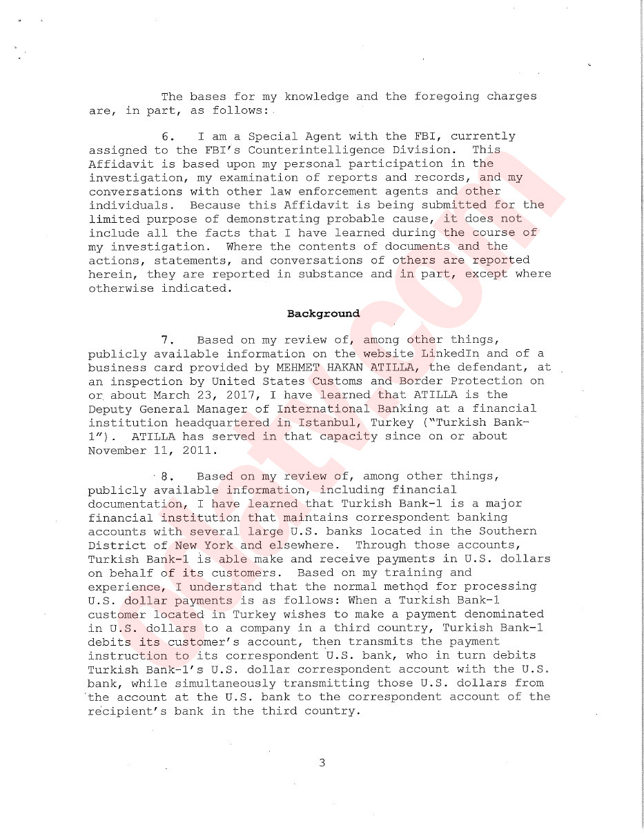 ABD'de tutuklanan Halkbank yöneticisinin Zarrab ile yaptığı telefon görüşmeleri FBI raporunda - Resim: 3