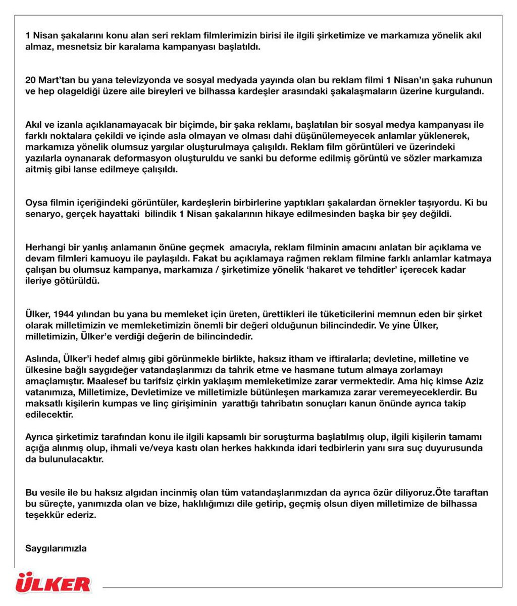 Ülker o reklam hakkında soruşturma başlattı: İlgili kişilerin tamamı açığa alındı! - Resim: 1