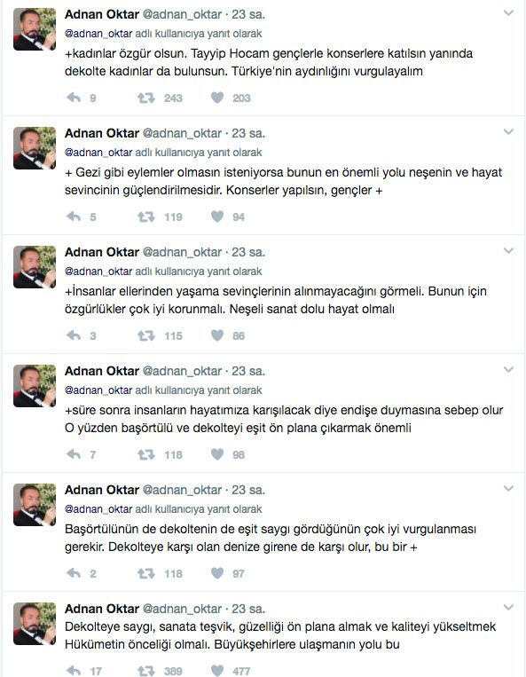 Adnan Oktar'dan Erdoğan'a dekolte tavsiyesi: Hükümetin önceliği bu olmalı! - Resim: 3