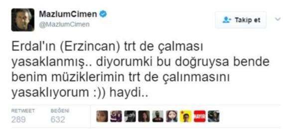 Mazum Çimen'den TRT tepkisi: Ben de yasaklıyorum - Resim: 1