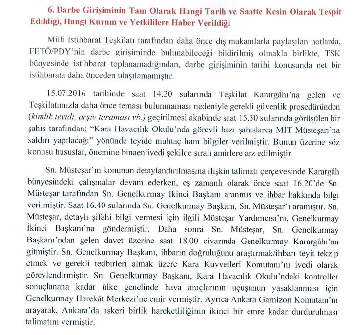 İşte MİT'in Meclis'e sunduğu 15 Temmuz raporu - Resim: 1