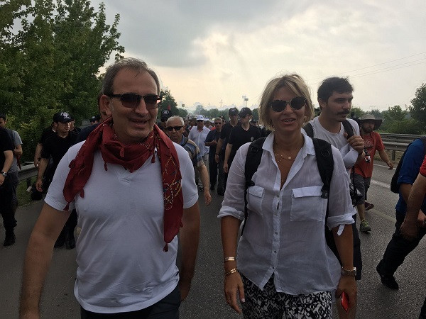 Adalet Yürüyüşü'nde HDP'ye Türk bayraklı karşılama - Resim: 4