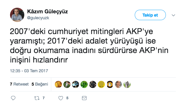 Kazım Güleçyüz: Adalet Yürüyüşü AKP'nin inişini hızlandırır - Resim: 1