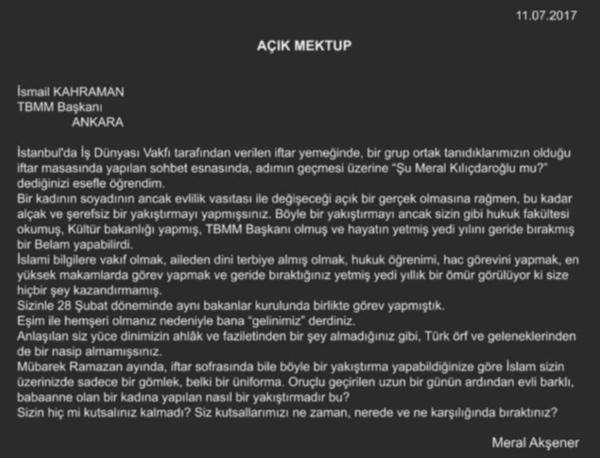 Meral Akşener'den Meclis Başkanı'na sert mektup: Alçak, şerefsiz... - Resim: 1