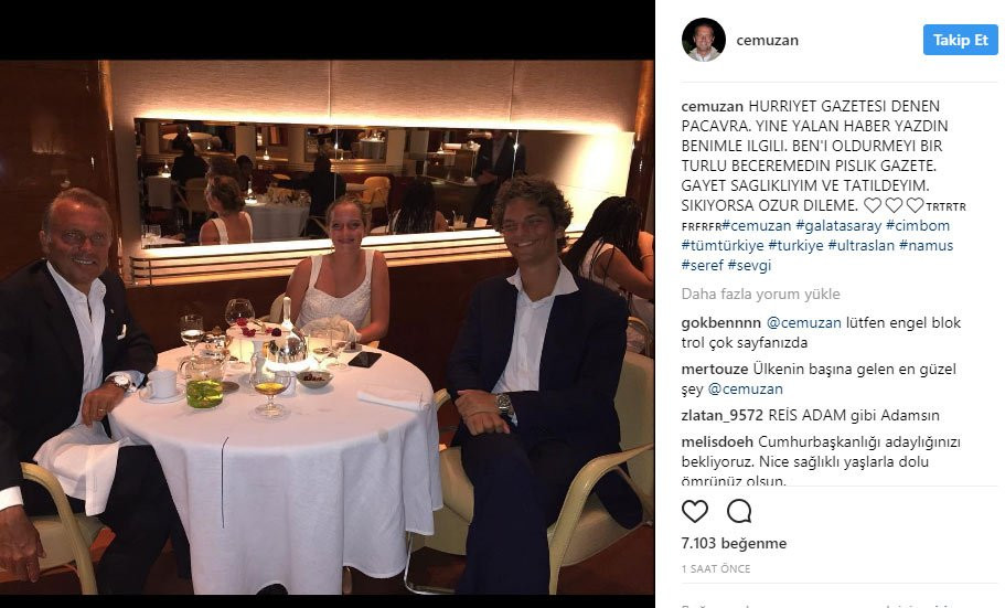 Cem Uzan'dan Hürriyet'e tepki: Sıkıyorsa özür dileme - Resim: 1