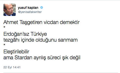 Yeni Şafak yazarından destek: Ahmet Taşgetiren vicdan demektir! - Resim: 1