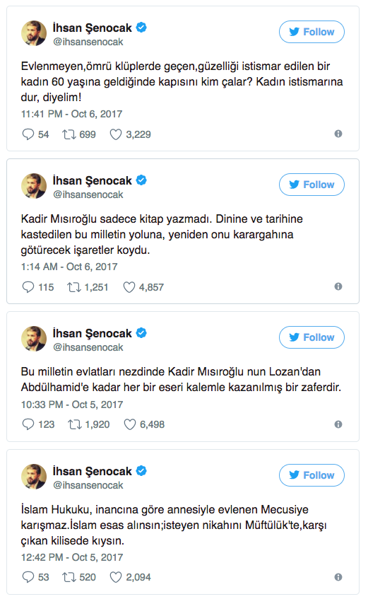 İlahiyatçı İhsan Şenocak: İslam hukuku, inancına göre annesiyle evlenen mecusiye karışmaz! - Resim: 1