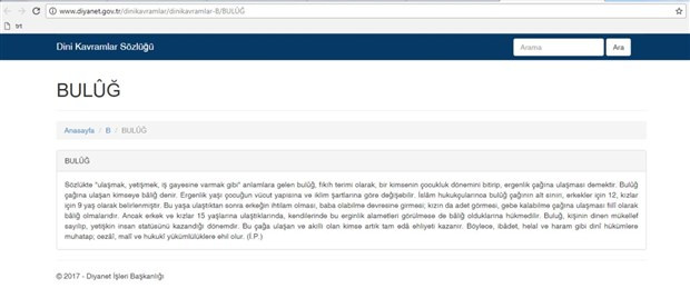 Diyanet: 9 yaşına giren kız evlenebilir, gebe kalabilir! - Resim: 2