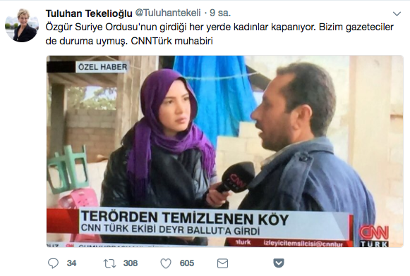 Tuluhan Tekelioğlu: ÖSO'nun girdiği her yerde kadınlar kapanıyor; bizim gazeteciler de... - Resim: 2