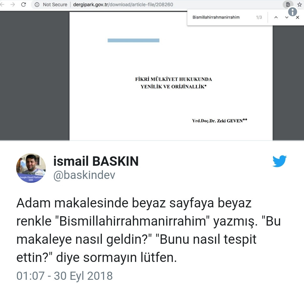 Akademik makaledeki not tartışmaya yol açtı: Bismillahirrahmanirrahim - Resim: 1