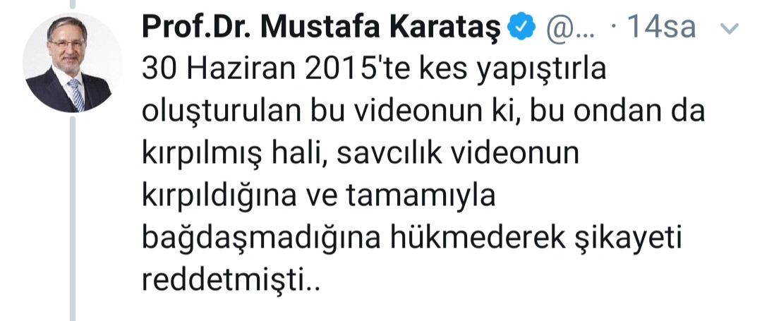 Emine Bulut cinayeti sonrası Mustafa Karataş'ın videosuna büyük tepki! - Resim: 1