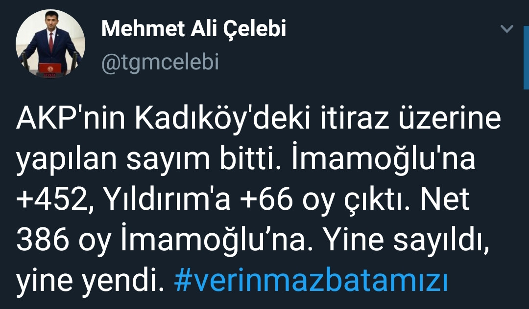 Kadıköy’de yeniden sayım işlemi bitti! İşte sonuçlar... - Resim: 1