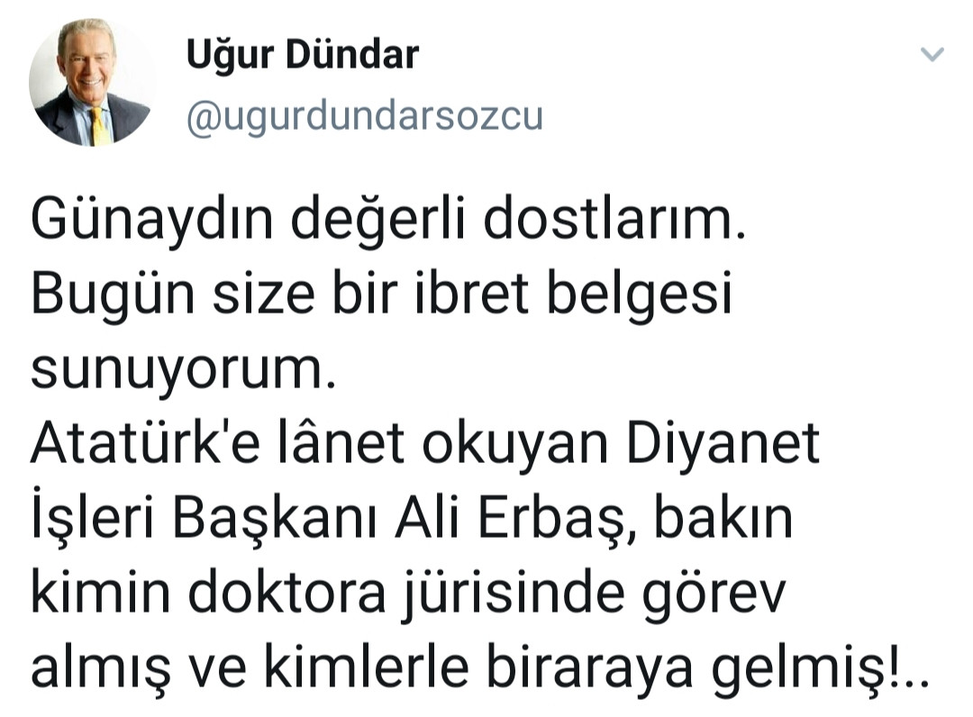 Uğur Dündar, Erbaş'ın Adil Öksüz'le ilişkisini açıkladı - Resim: 1