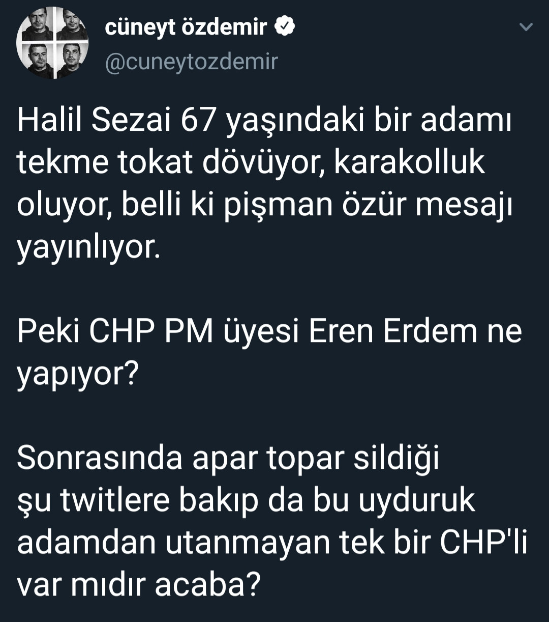Cüneyt Özdemir'den CHP'li Erdem'e Halil Sezai tepkisi: Uyduruk adam - Resim: 1