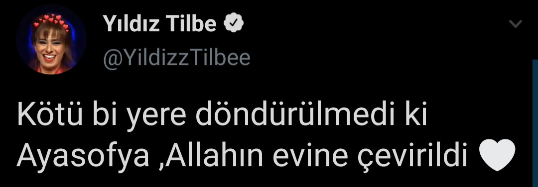 Yıldız Tilbe'den Ayasofya lincine tepki - Resim: 1