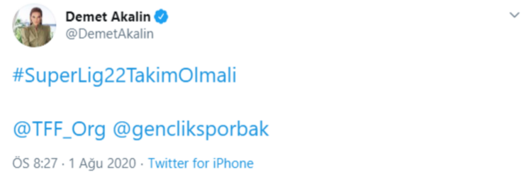 Demet Akalın'dan TFF'ye Süper Lig çıkışı: 22 takım olmalı - Resim: 1