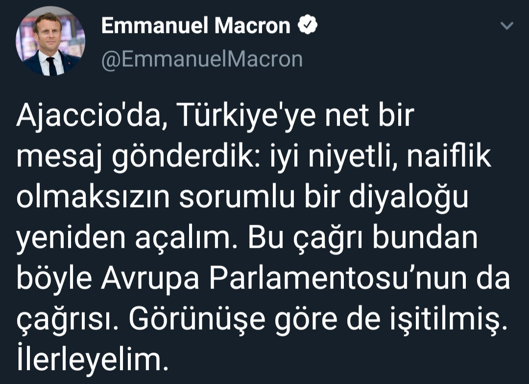 Macron'un Türkçe mesajında flaş gönderme! - Resim: 1