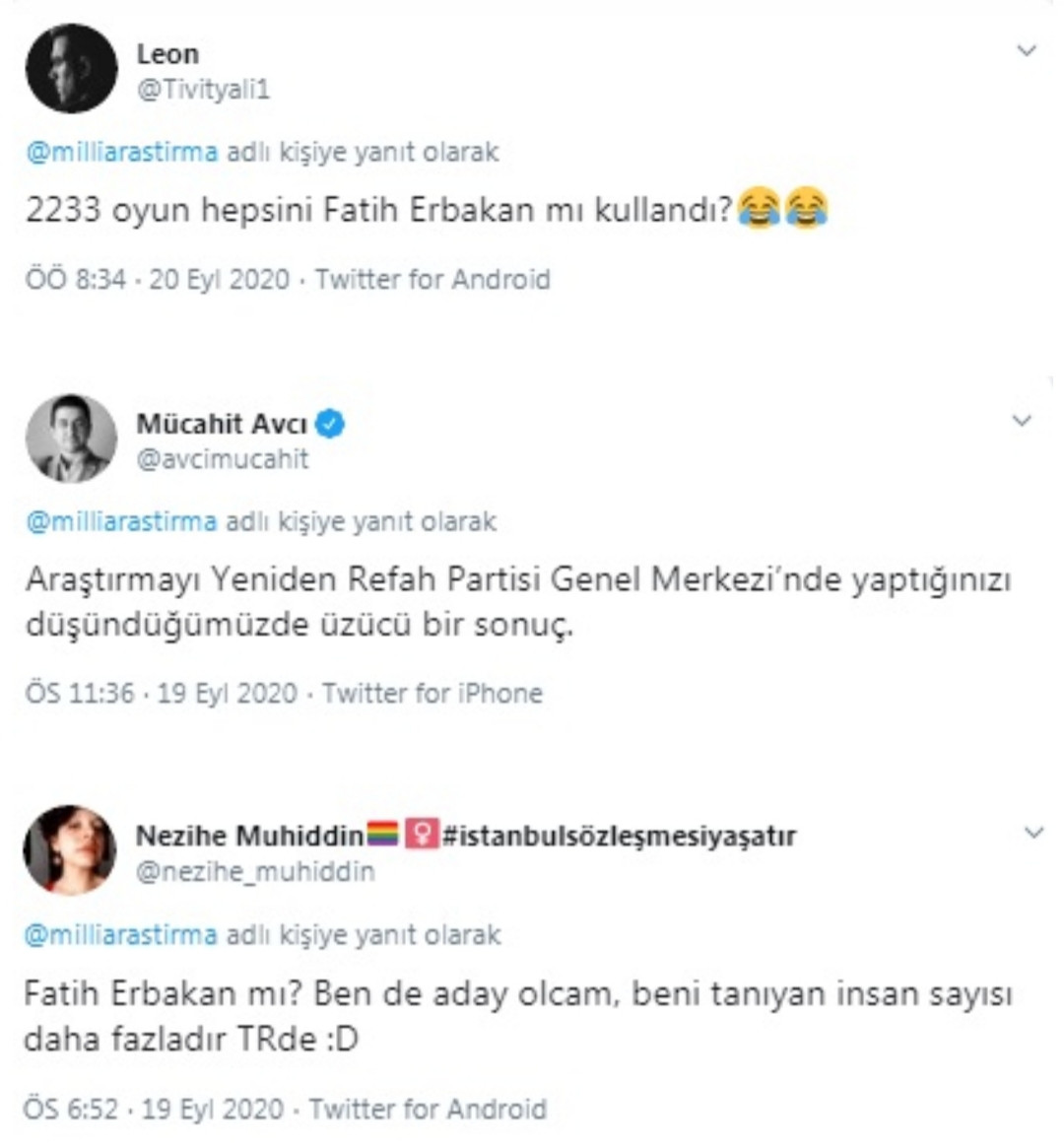 Fatih Erbakan anketten birinci çıktı, sosyal medyada espri konusu oldu - Resim: 2