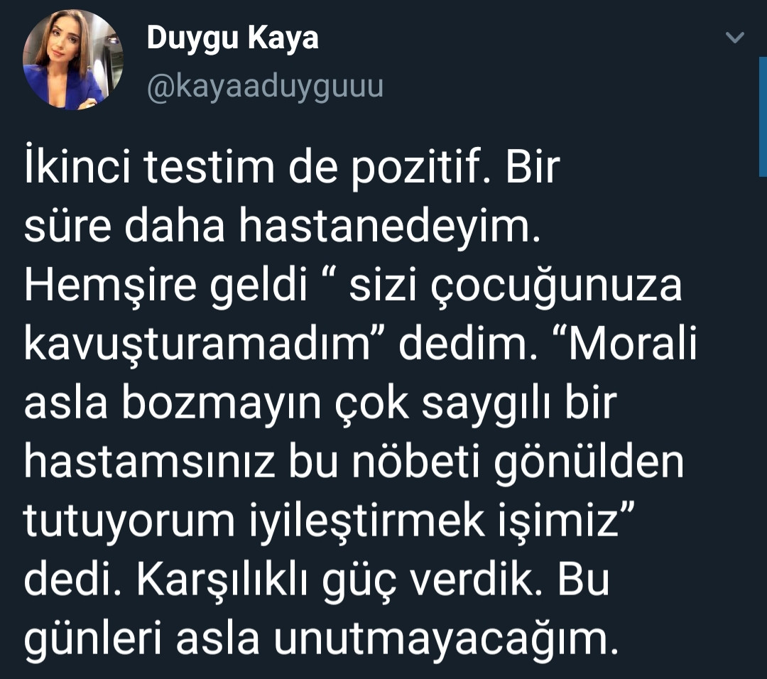 Koronaya yakalanan CNN Türk spikeri Duygu Kaya'nın son durumu - Resim: 1
