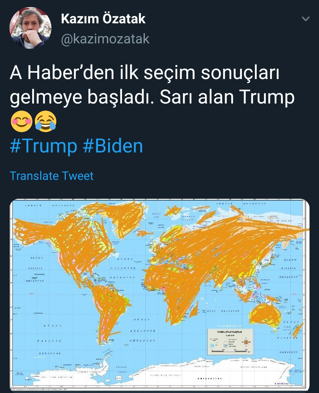 A Haber sonuçlar gelmeden Trump'ı yüzde 61,5 ile önde gösterdi - Resim: 1