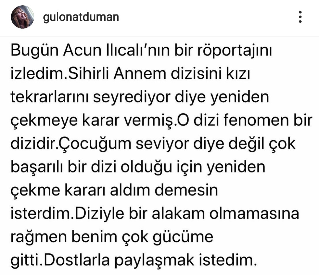 Sihirli Annem'in oyuncusu Gül Onat'tan Acun Ilıcalı'ya sert tepki - Resim: 1