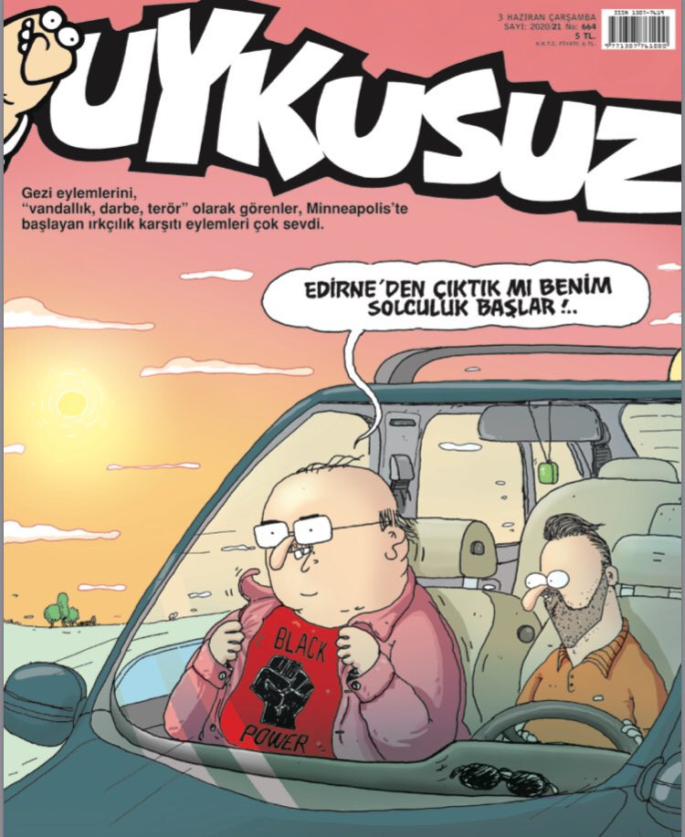 Uykusuz'dan Gezi direnişi vurgulu George Floyd kapağı - Resim: 1