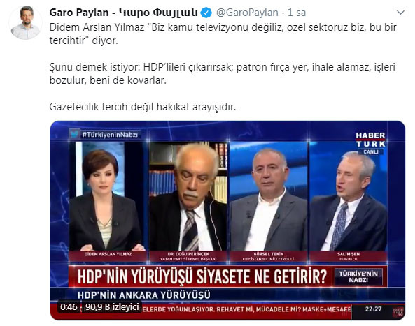 Habertürk TV sunucusu Didem Arslan neden HDP'ye yer vermediklerini açıkladı - Resim: 1